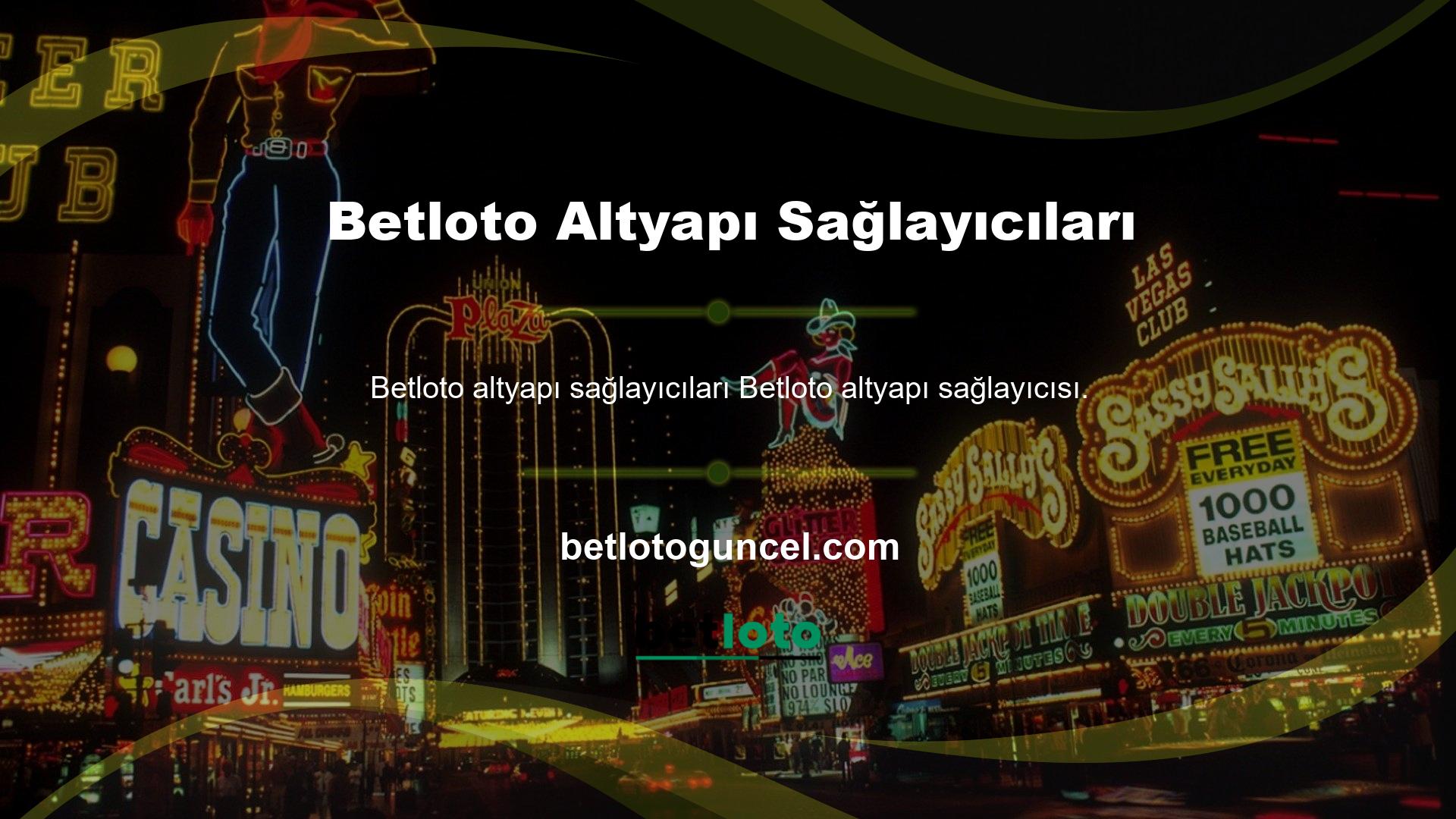 Betloto altyapı sağlayıcıları üyelere rahat hizmetler sunmak için özel olarak tasarlanmıştır